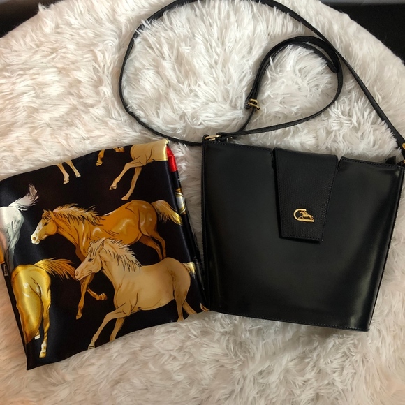 Cristian Handbags - Cristian Italian leather equestrian crossbody bag